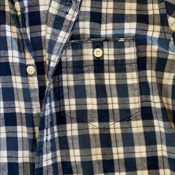 Blue button down flannel - Picture 2 of 3